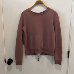 Abercrombie & Fitch long sleeve sweater with lace back size XS